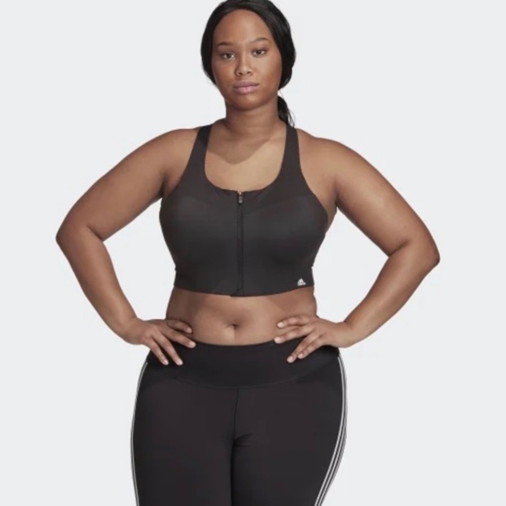 Adidas black Ultimate High Support sport bra